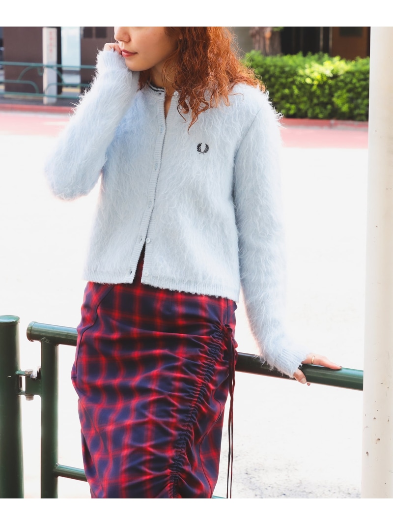 極美品 フレッドペリー エイミー ワインハウスアーガイルニット カーディガン L 極美品 フレッドペリー エイミー ワインハウスアーガイルニット