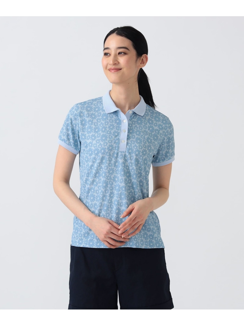 PURPLE LABEL / 影ぼうし 御花刷り上げる スポーツシャツ BEAMS GOLF PURPLE LABEL ビームス ゴルフ トップス スウェット・トレーナー 青碧 緑であること【貨物輸送無料】[ Fashion]