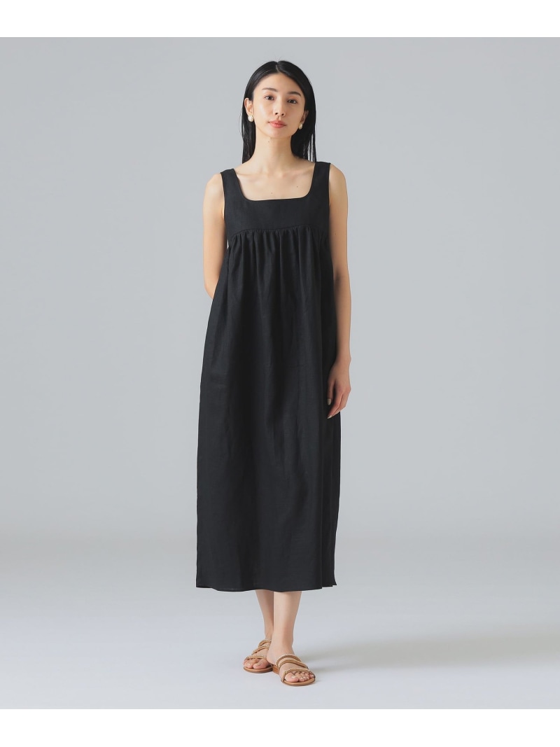 リネン ギャザー 衣装 EFFE BEAMS デミルクス ビームス 衣装・お召しもの 余分の物の衣装・お召しもの 黒いこと サクラ色【貨物輸送無料】[ Fashion]