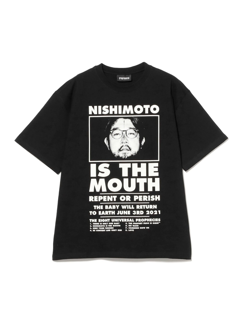 【別注】NISHIMOTO IS THE MOUTH / NIM-L11CTB BEAMS T ビームスT トップス カットソー・Tシャツ ホワイト ブラック【送料無料】[ Fashion]