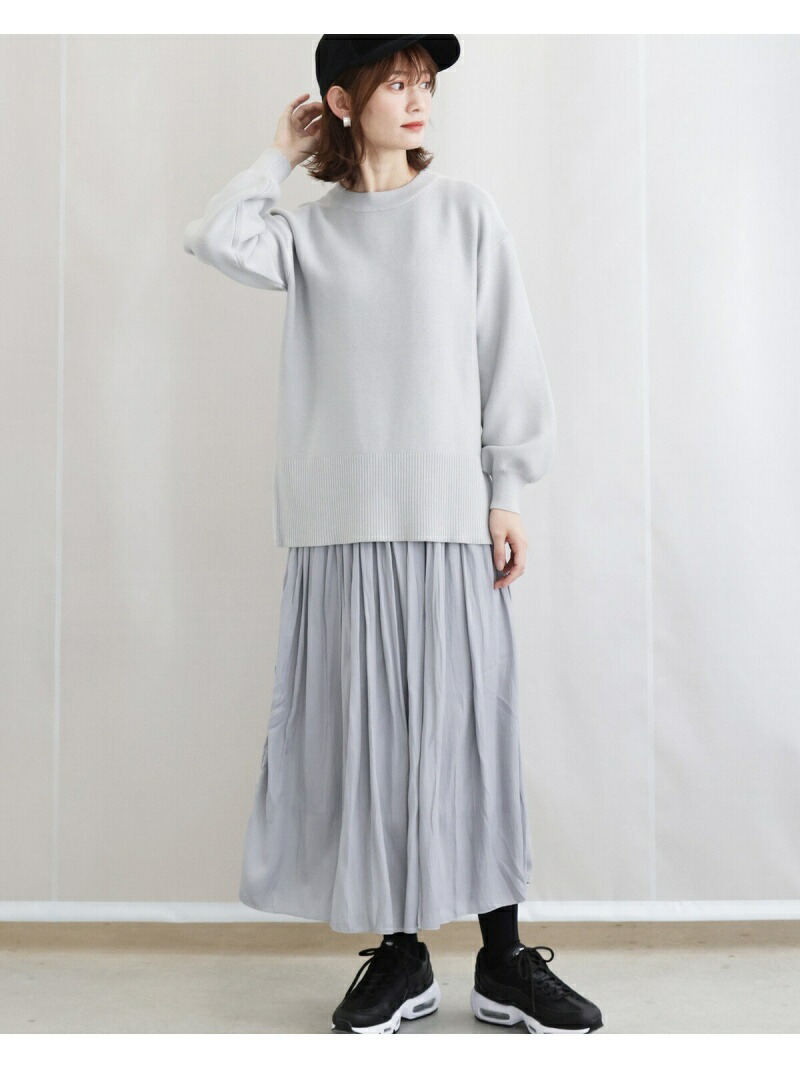 Beams Heart ニットプルオーバー スカート 2pセット Beams Heart ビームス ハート ワンピース ニットワンピース グレー ベージュ グリーン パープル 送料無料 Rakuten Fashion Liceochiloe Cl