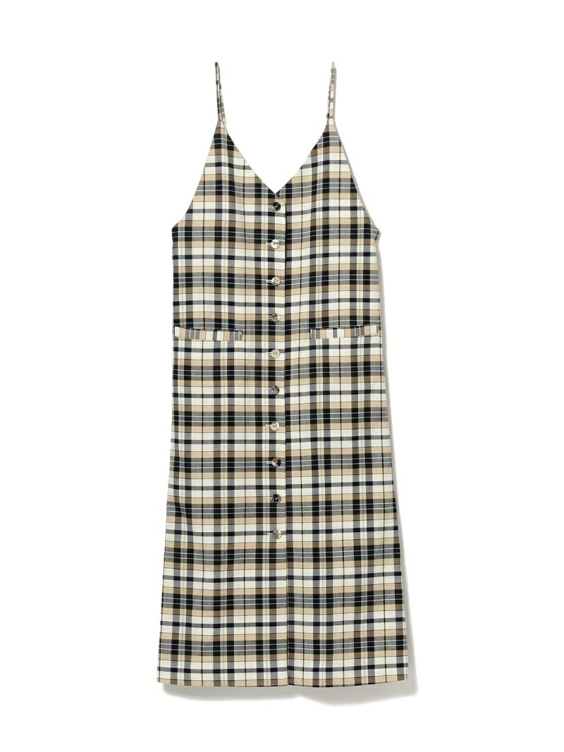 楽天市場 Rakuten Fashion Beams Heart フロントボタン キャミソールワンピース Beams Heart ビームス ハート ワンピース シャツワンピース 送料無料 Beams ビームス