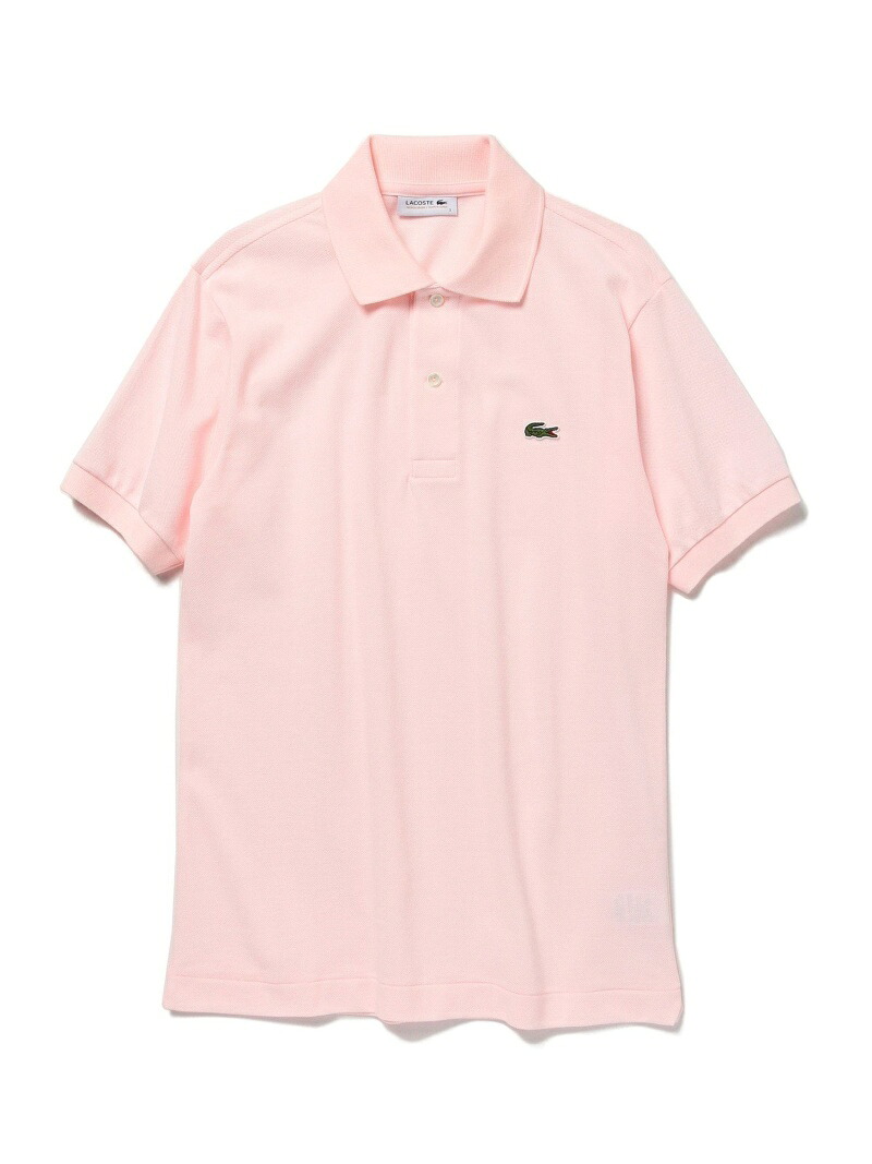 BEAMS｜LACOSTE / L1212AL｜メンズ ポロシャツ｜鹿の子 高級糸｜光沢 耐久性｜半袖 定番 1933年誕生 原型｜春夏 BEAMS MEN ビームス メン トップス ポロシャツ ピンク ブラック パープル イエロー ベージュ レッド グリーン ブルー【送料無料】[ Fashion]｜BEAMS／ビームス