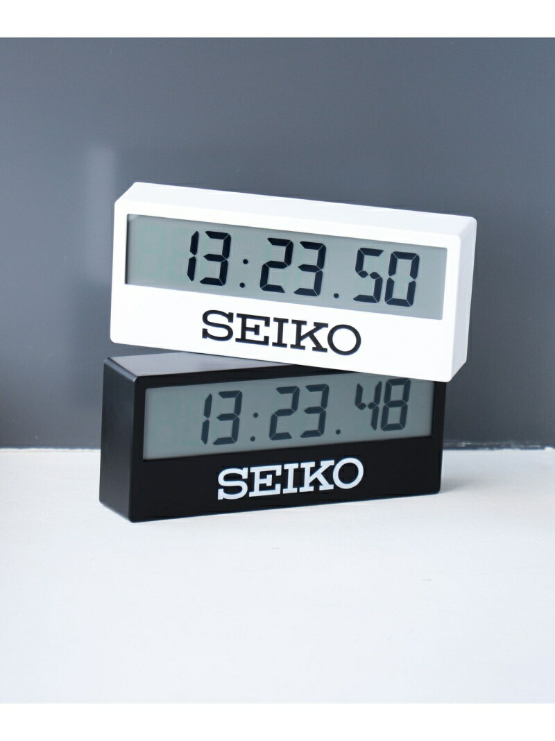 【楽天市場】SEIKO / SPORTS TIMER CLOCK(BEAMS Exclusive) bPr BEAMS ビームス メン インテリア・生活雑貨 時計 ホワイト ブラック【送料無料