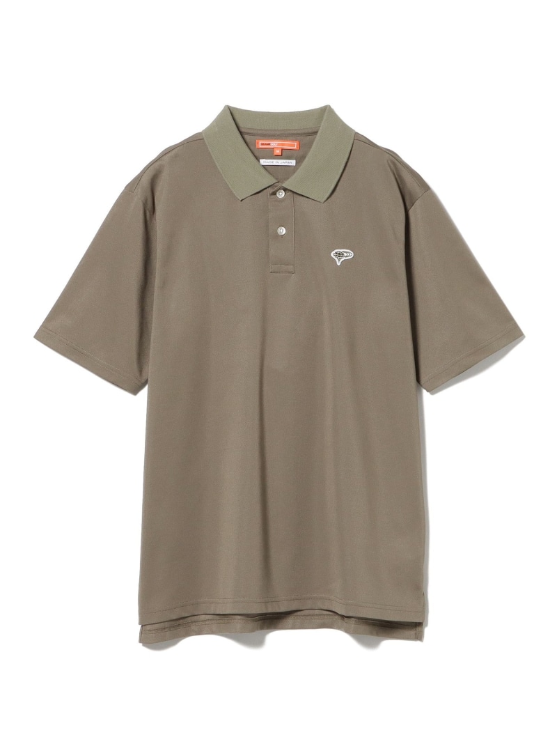 [吸水速乾] ORANGE LABEL / ワンポイント スポーツシャツ BEAMS GOLF ORANGE LABEL ビームス ゴルフ トップス スポーツシャツ 米国海軍 緑であること 黒いこと カーキ緑であること 青碧【貨物輸送無料】[ Fashion]