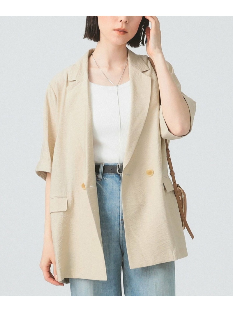 Ray BEAMS / ピンストライプ ハーフスリーブ ジャケット 楽天市場】【中古】RAY BEAMS ピンストライプハーフスリーブ