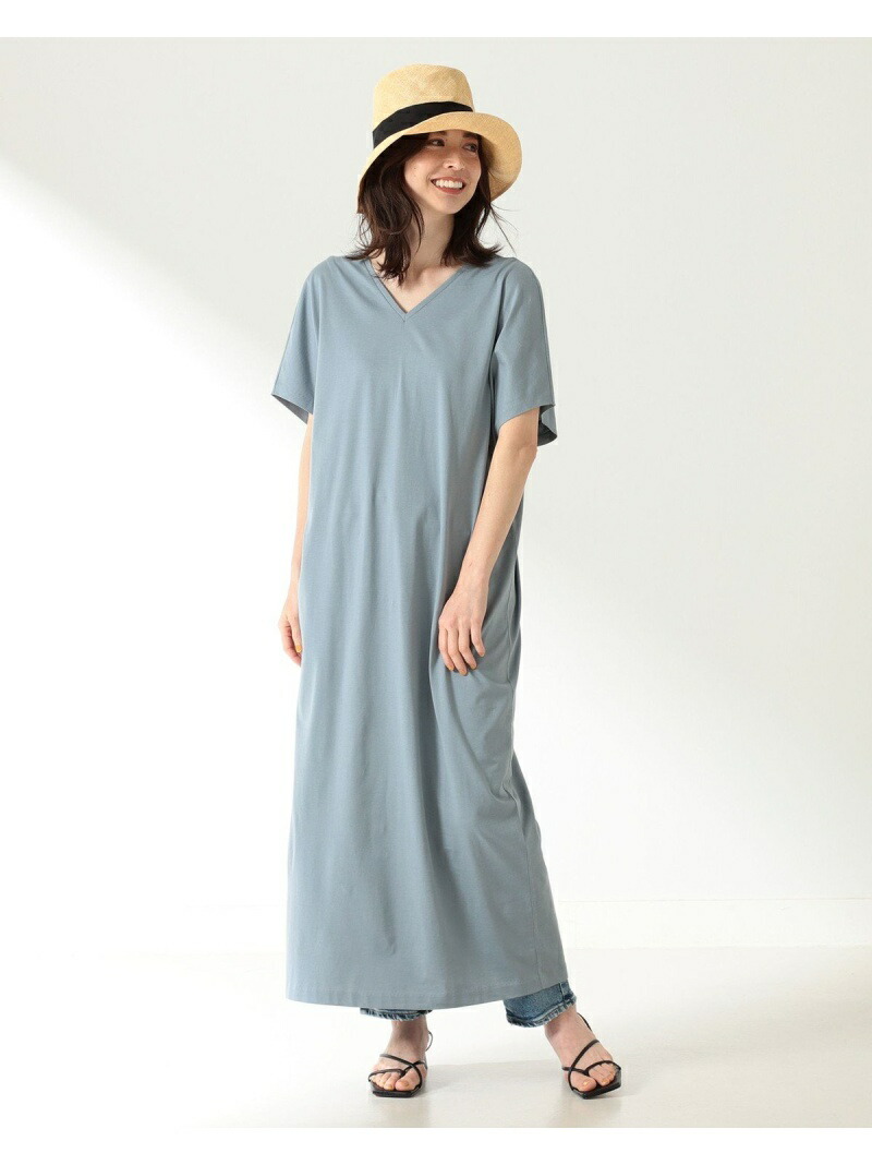 海外正規品 Aton 別注 スビン Vネックワンピース Demi Luxe Beams デミルクス ビームス ワンピース シャツワンピース 送料無料 Rakuten Fashion 安い Fiker Org