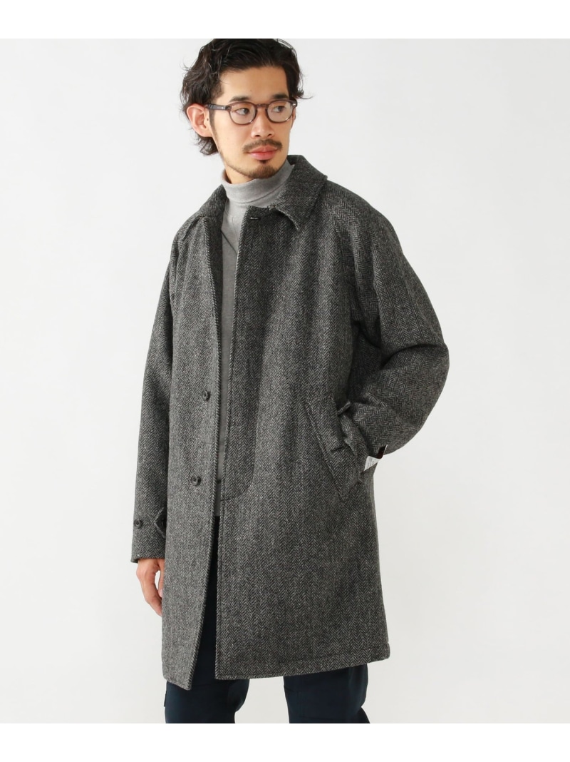 BEAMS PLUS ハリスツイード バルカラー コート 楽天市場】BEAMS PLUS / ハリスツイード バルカラー コート 25AW