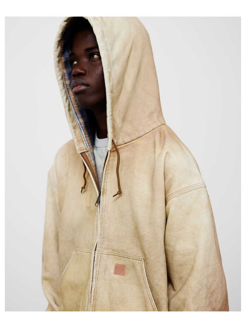 【SALE／40%OFF】モック 刷り上げる フーディ BEAMS ビームス メン ジャケット・アウター 上衣・前掛け 米国海軍 ベージュ【RBA_E】【貨物輸送無料】[ Fashion]