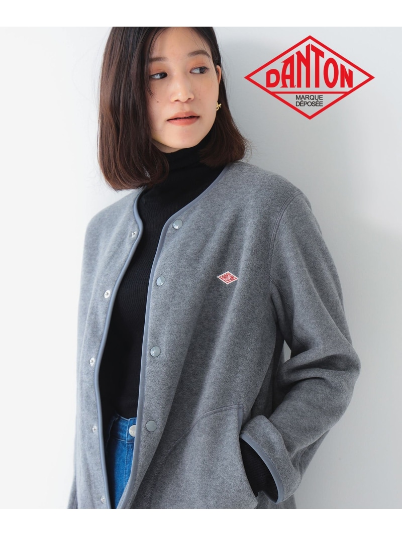 DANTON ブラック フリースコート サイズ36 DANTON ブラック フリースコート サイズ36 DANTON ブラック