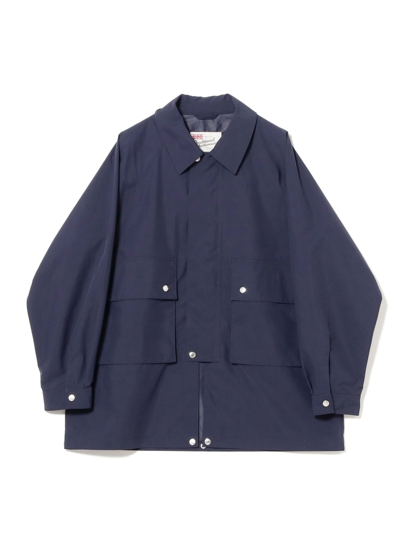 Traditional Weatherwear / ELTON ポリエステル 活動の領域厚地の外套 BEAMS F ビームス メン ジャケット・アウター 余分の物のジャケット・アウター 米国海軍 ベージュ【貨物輸送無料】[ Fashion]