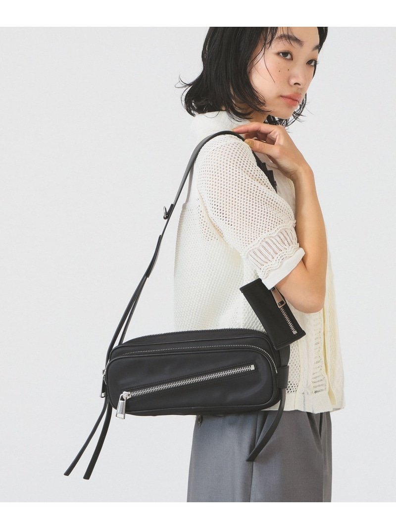 ワイド ショルダー バッグ Ray BEAMS ビームス ウイメン バッグ ショルダーバッグ ブラック ブラウン【送料無料】[ Fashion]