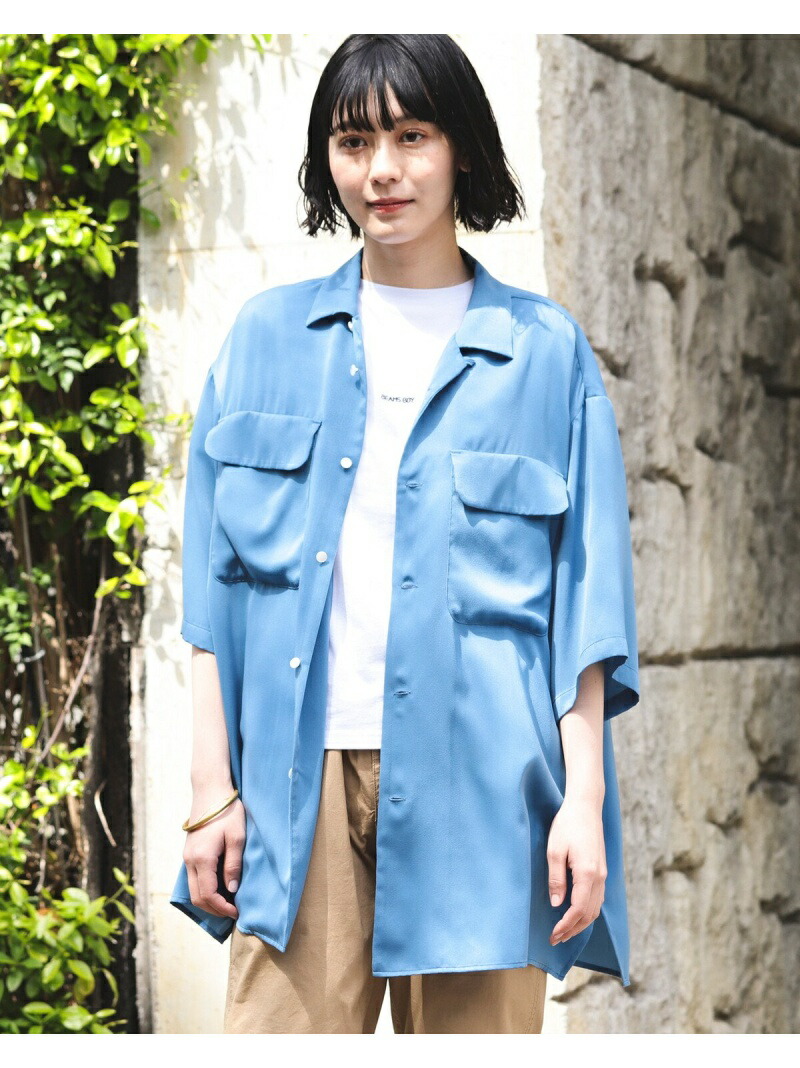 新版 楽天市場 Beams Boy ポリエステル ビッグ オープンカラーシャツ Beams Boy ビームス ウイメン シャツ ブラウス 半袖シャツ グレー 送料無料 Rakuten Fashion Beams ビームス 楽天ランキング1位 Www Ump Edu Pe