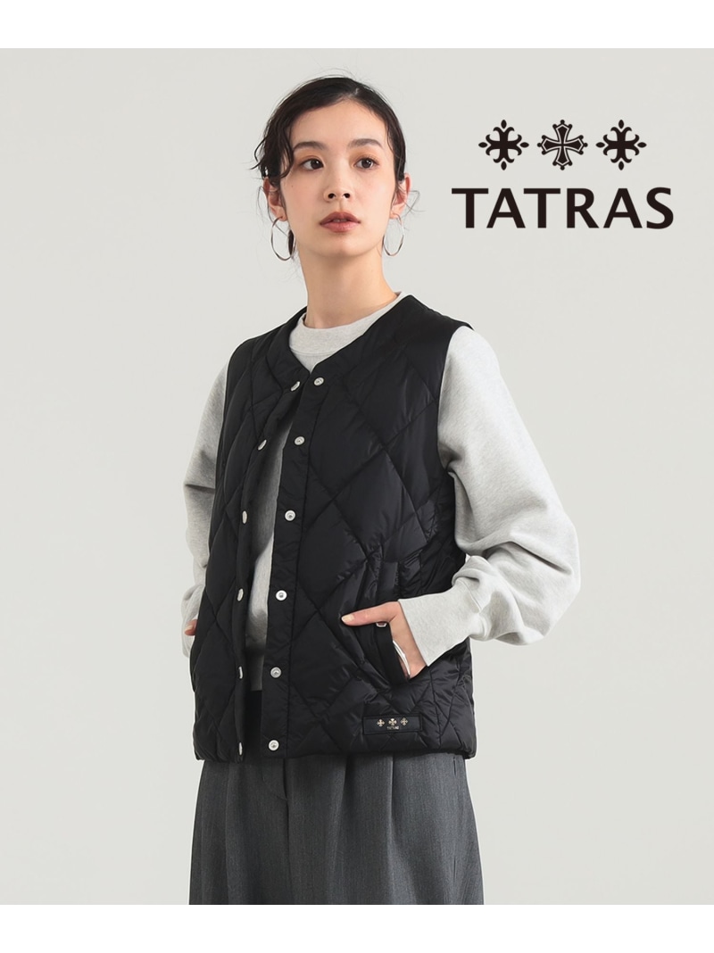 【WEB限定】TATRAS / KAVALA ダウンベスト 26SS インナーベスト インナーダウン Demi-Luxe BEAMS デミルクス ビームス ジャケット・アウター ダウンジャケット・ダウンベスト ブラック グレー【送料無料】[ Fashion] 43,560円