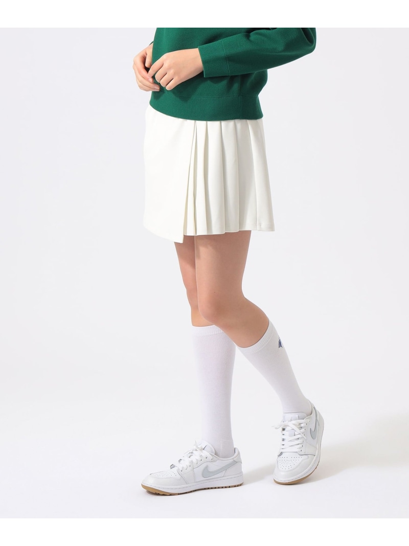 OR.プリーツラップCLT BEAMS GOLF ORANGE LABEL ビームス ゴルフ パンツ キュロット ベージュ ブラック ホワイト【送料無料】[ Fashion]