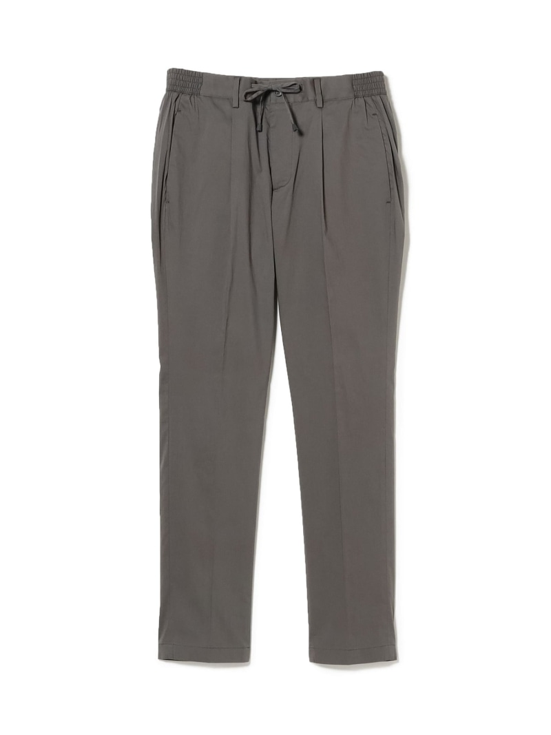 【別注】giabsarchivio / MASACCIO ライトコットン 1プリーツ ドローコード スラックス Brilla per il gusto ビームス メン パンツ その他のパンツ ブラック グレー【送料無料】[ Fashion]
