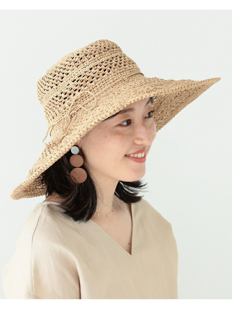 楽天市場 Rakuten Fashion Sale 40 Off Levoyageenpanier 透け編みhat Beams Lights ビームスライツ 帽子 ヘア小物 ハット ホワイト Rba E 送料無料 Beams ビームス