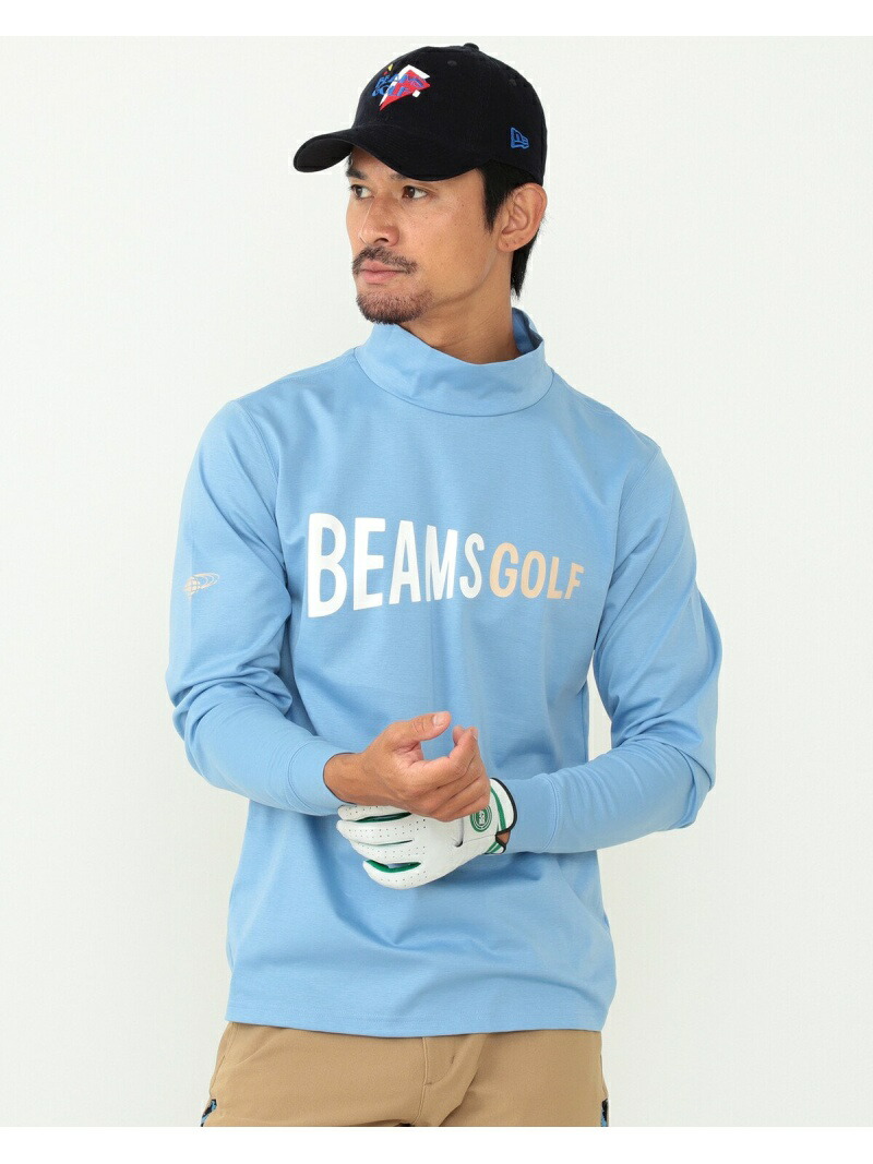 BEAMS GOLF ORANGE LABEL ポンチ モックネックシャツ ビームス ゴルフ スポーツ 水着 スポーツウェア ブルー ホワイト  ベージュ ブラック ネイビー Rakuten Fashion 【本物保証】