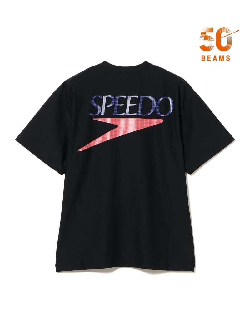 【別注】Speedo / Logo Tee 26SS BEAMS ビームス メン トップス カットソー・Tシャツ ホワイト オレンジ ブラック【送料無料】[ Fashion]｜BEAMS／ビームス
