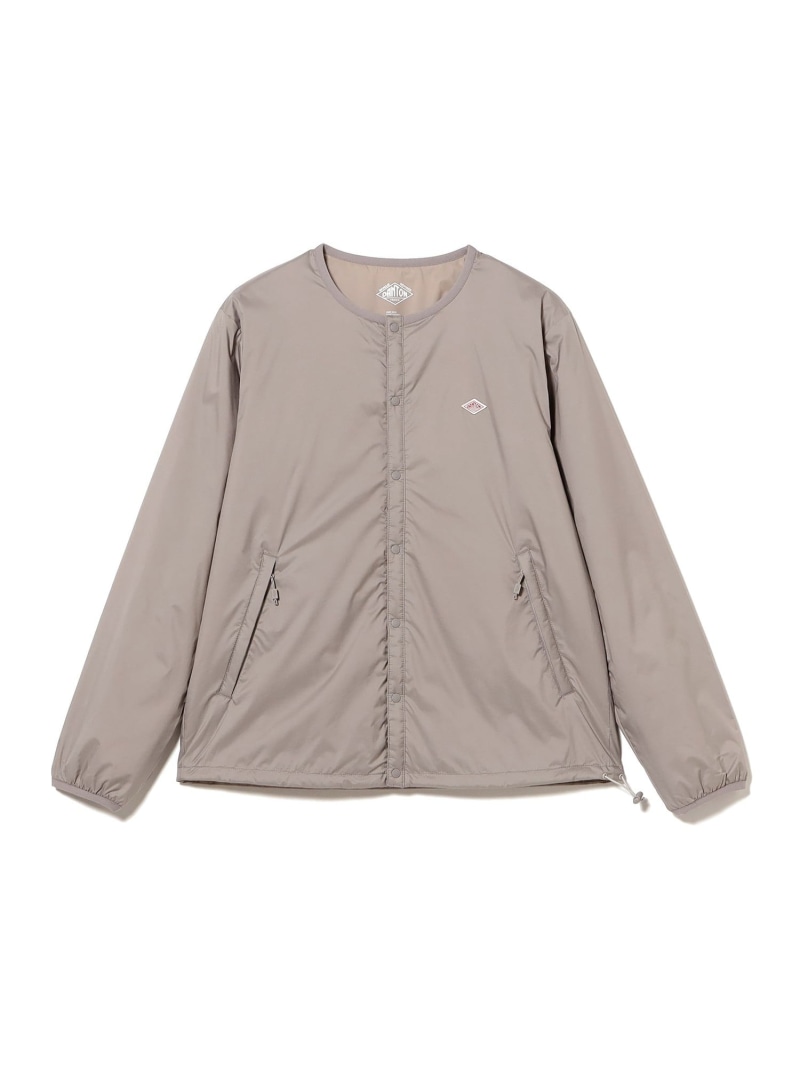 DANTON / INSULATION COLLARLESS JACKET BEAMS ビームス メン ジャケット・アウター ブルゾン・ジャンパー ホワイト ブラック【送料無料】[ Fashion]｜BEAMS／ビームス