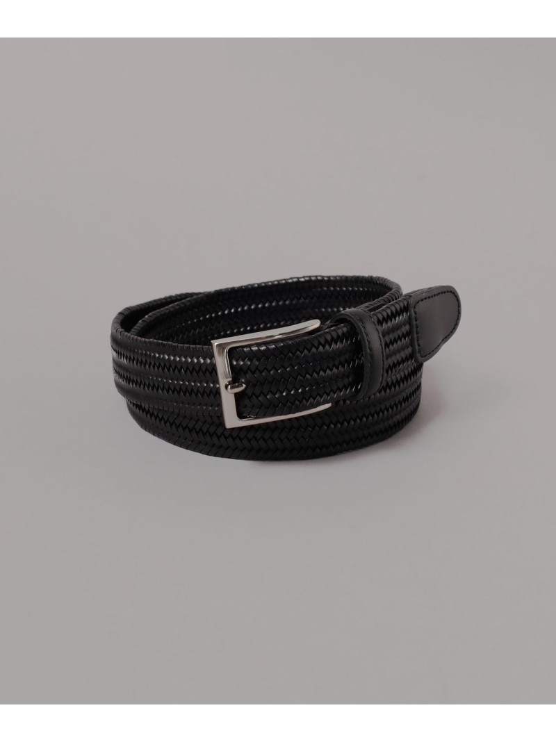 メッシュ エラスティックベルト(M~L) BEAMS HEART MEN ビームス ハート ファッション雑貨 ベルト ブラウン ネイビー ブラック【送料無料】[ Fashion]