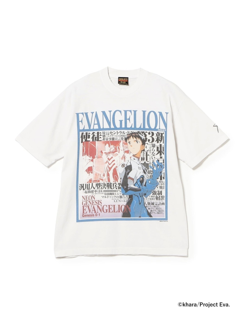 EVANGELION:95 / グラフィック Tシャツ EVA0086 International Gallery BEAMS ビームス メン トップス カットソー・Tシャツ ホワイト【送料無料】[ Fashion]｜BEAMS／ビームス