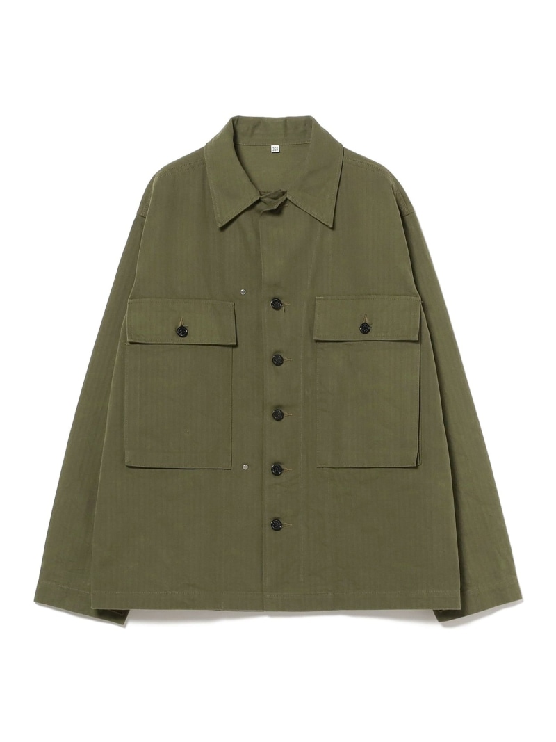 BUZZ RICKSON'S / HERRINGBONE TWILL SPECIAL BEAMS BOY ビームス ウイメン ジャケット・アウター ブルゾン・ジャンパー グリーン【送料無料】[ Fashion]