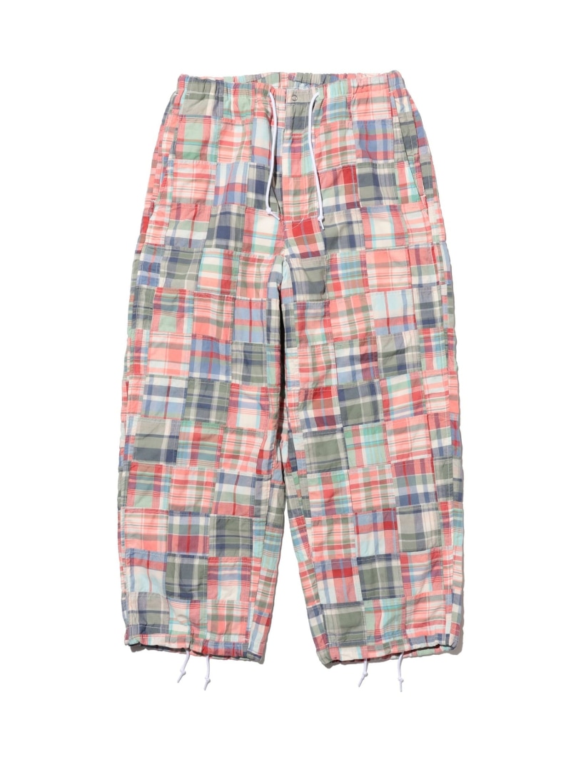 【SALE／30%OFF】【7/16新規値下げ】MIL Easy Patchwork Madras BEAMS PLUS ビームス メン パンツ その他のパンツ ピンク【RBA_E】【送料無料】[ Fashion]｜BEAMS／ビームス