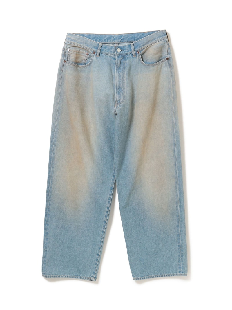 【再入荷】BEAMS｜Wide Denim Pants｜メンズ ズボン下 ジーンズ デニム｜13薬局衡オンス 綿織物ジーンズ｜5隠し ヴィンテージディテール｜スピンドル操作手順 三尺帯受け答え｜26SS 春夏 BEAMS ビームス メン ズボン下 デニム・ジーンズズボン下 黒いこと ネイ【貨物輸送無料】[ Fashion]