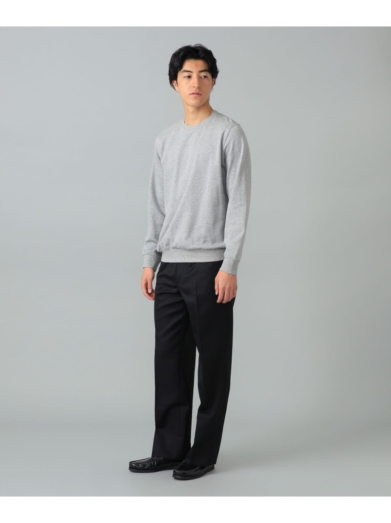 SLOANE / スピンギザコットン スウェットシャツ International Gallery BEAMS ビームス メン トップス スウェット・トレーナー グレー ネイビー【送料無料】[ Fashion]