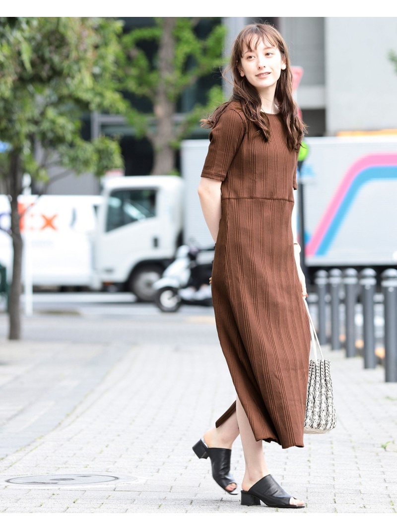 Ray ワンピース Beams All Women Beams1b1s Tmsale0601 リブ ワンピース レディース ウイメン Beams ビーム Beams 0501nascwpop バック Beams Onepiece Beams Onp 0524 Ray リブ レースアップ ワンピース Ray Beams ビームス