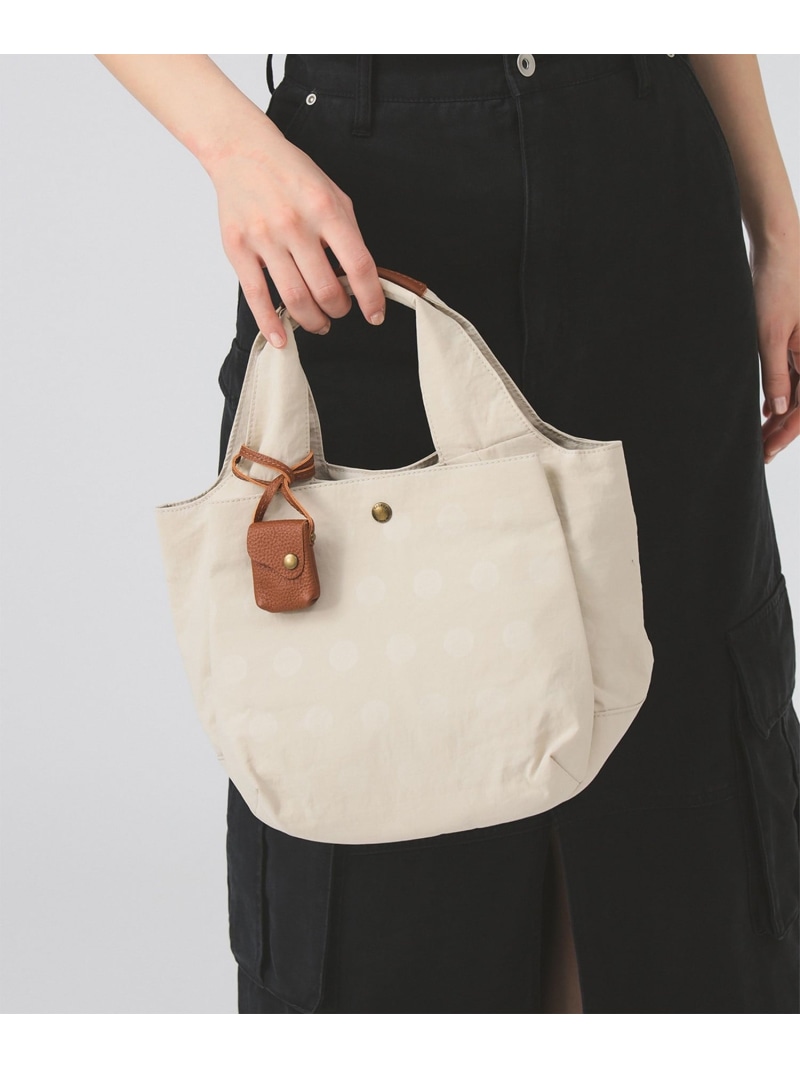 toleur / ナイロン Dot トートバッグ Ray BEAMS ビームス ウイメン バッグ ハンドバッグ ホワイト ブラック【送料無料】[ Fashion]
