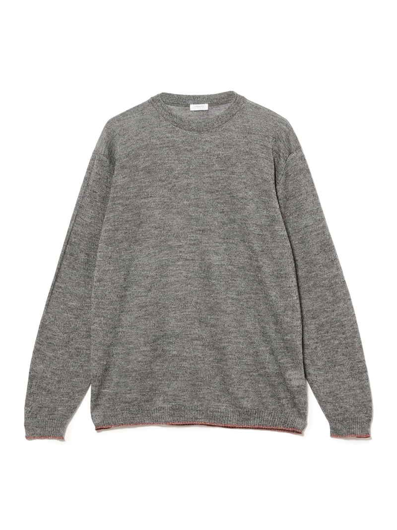 【SALE／30%OFF】crepuscule / W/G Rametriming P/O BEAMS T ビームスT トップス カットソー・Tシャツ グレー【RBA_E】【送料無料】[ Fashion]