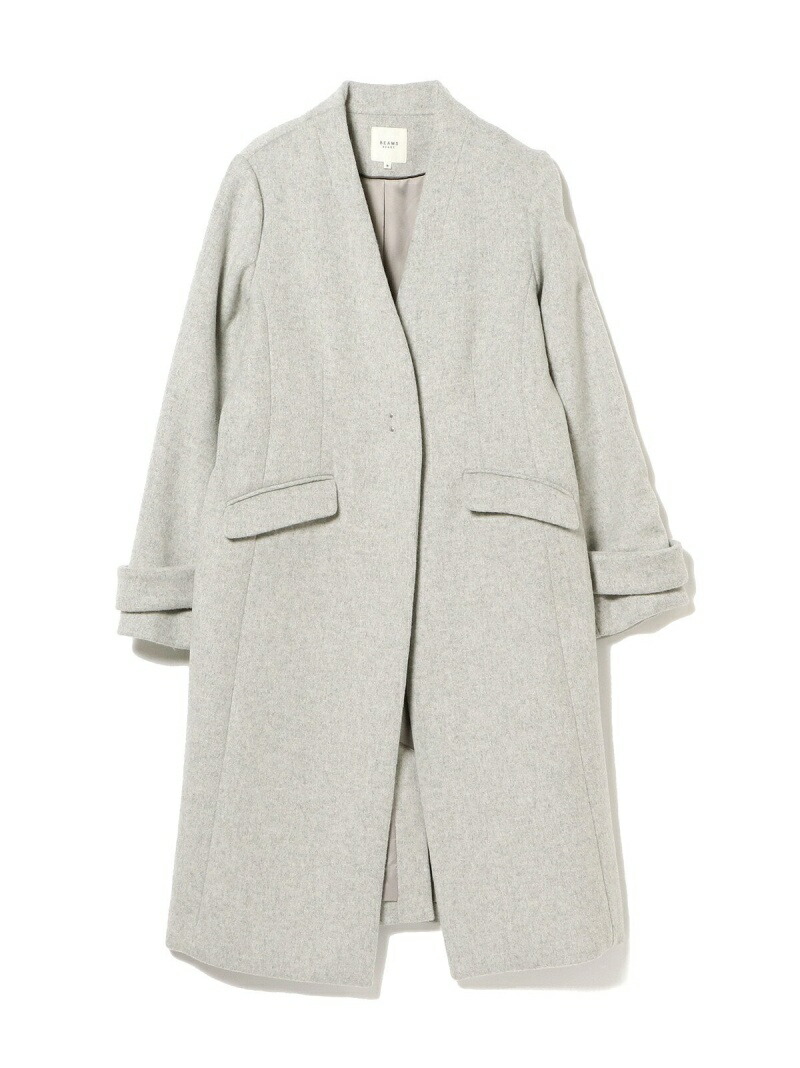 国産 楽天市場 Sale 50 Off Beams Heart ノーカラー シングル コート Beams Heart ビームス ハート コート ジャケット コート ジャケットその他 ベージュ ブラック Rba E 送料無料 Rakuten Fashion Beams ビームス 海外輸入 Advance Com Ec
