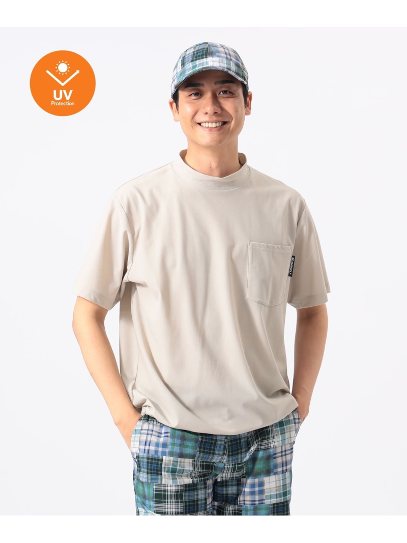 ＜MEN＞ ORANGE LABEL / ナイロン メッシュ モックネックシャツ(UV撥ねのける) 父の日 差し上げ物 差し上げ物 BEAMS GOLF ORANGE LABEL ビームス ゴルフ トップス スウェット・トレーナー 赤銅色 米国海軍【貨物輸送無料】[ Fashion]