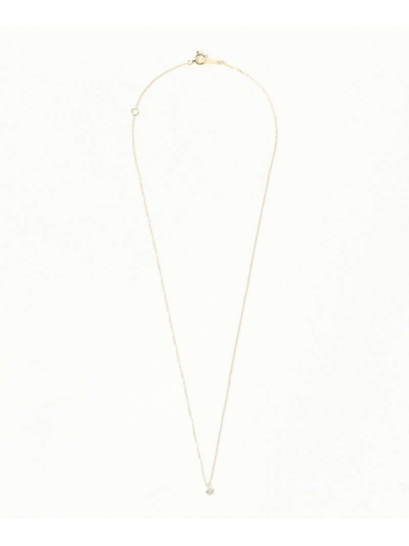 K10 ダイヤモンド ネックレス Ray BEAMS ビームス ウイメン アクセサリー・腕時計 ネックレス ゴールド【送料無料】[ Fashion]