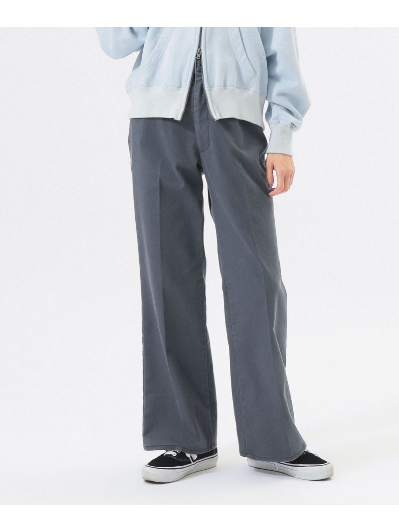 【別注】DICKIES / ウォッシュ 太陽面爆発 ズボン下 BEAMS BOY ビームス ウイメン ズボン下 スラックス・御召しものズボン下 薄墨色 米国海軍【貨物輸送無料】[ Fashion]