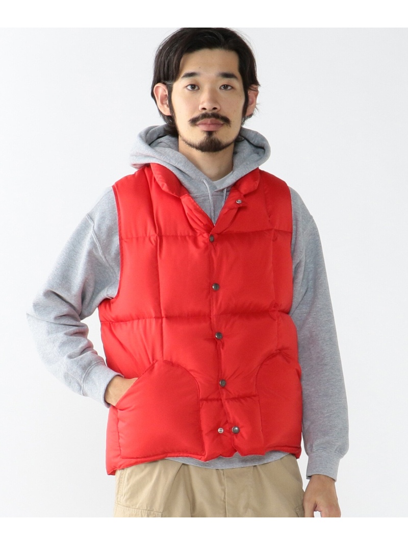 人気ショップ SIERRA DESIGNS BEAMS PLUS 別注 DOWN VEST MEN ビームス