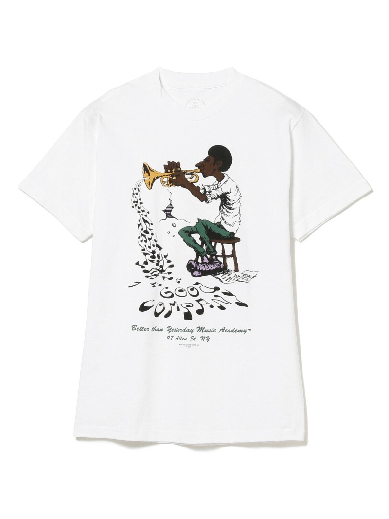 The Good Company Music Academy Tyシャツ Beams T ビームスt カットソー Tシャツ 白 緑色 貨物輸送無料 Rakuten Fashion Beams T メンズ カットソー ビームスt Damienrice Com