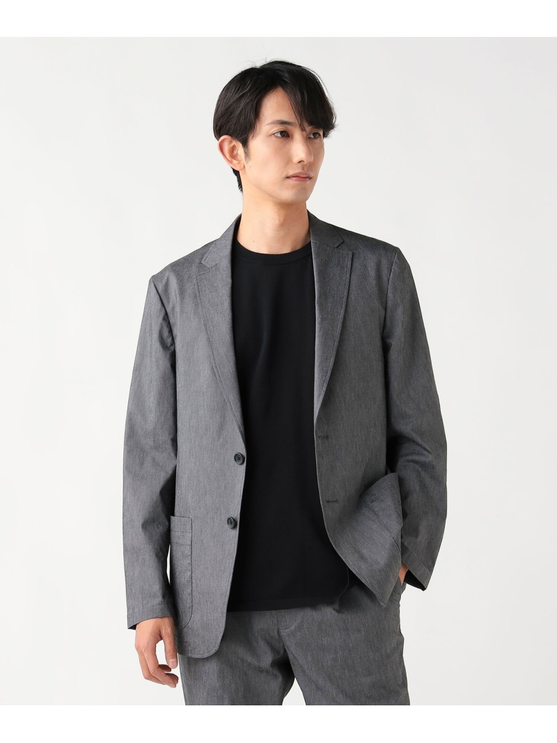 麻ブレンド 2ボタンジャケット(セットアップ対応) BEAMS HEART MEN ビームス ハート ジャケット・アウター テーラードジャケット・ブレザー ベージュ グレー【送料無料】[ Fashion]