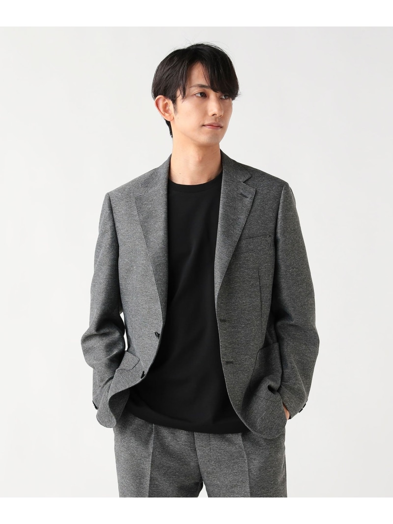 テックカラミ 2ボタン ジャケット(セットアップ対応) BEAMS HEART MEN ビームス ハート ジャケット・アウター テーラードジャケット・ブレザー ネイビー グレー【送料無料】[ Fashion] 16,500円