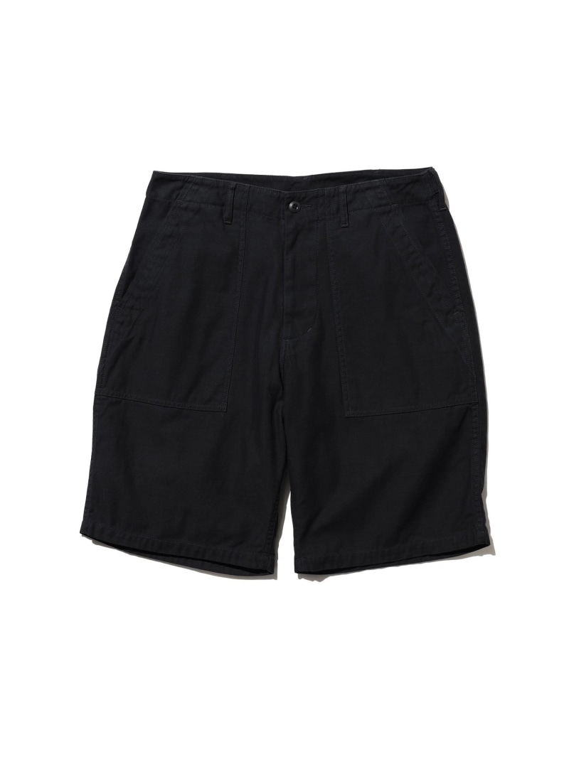 MIL Utility Shorts Reversed Sateen BEAMS PLUS ビームス メン パンツ その他のパンツ ネイビー グリーン ブラック【送料無料】[ Fashion]｜BEAMS／ビームス