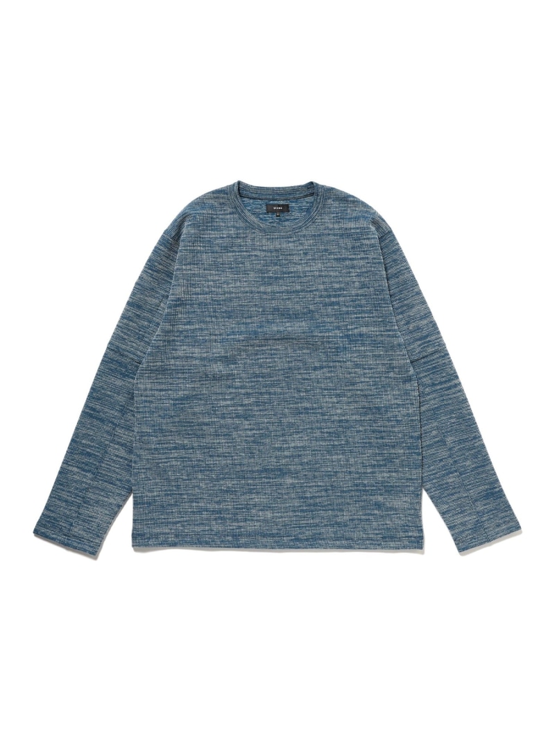ダブルフェイス リブ ロングスリーブ 26SS BEAMS ビームス メン トップス カットソー・Tシャツ ネイビー グレー【送料無料】[ Fashion]