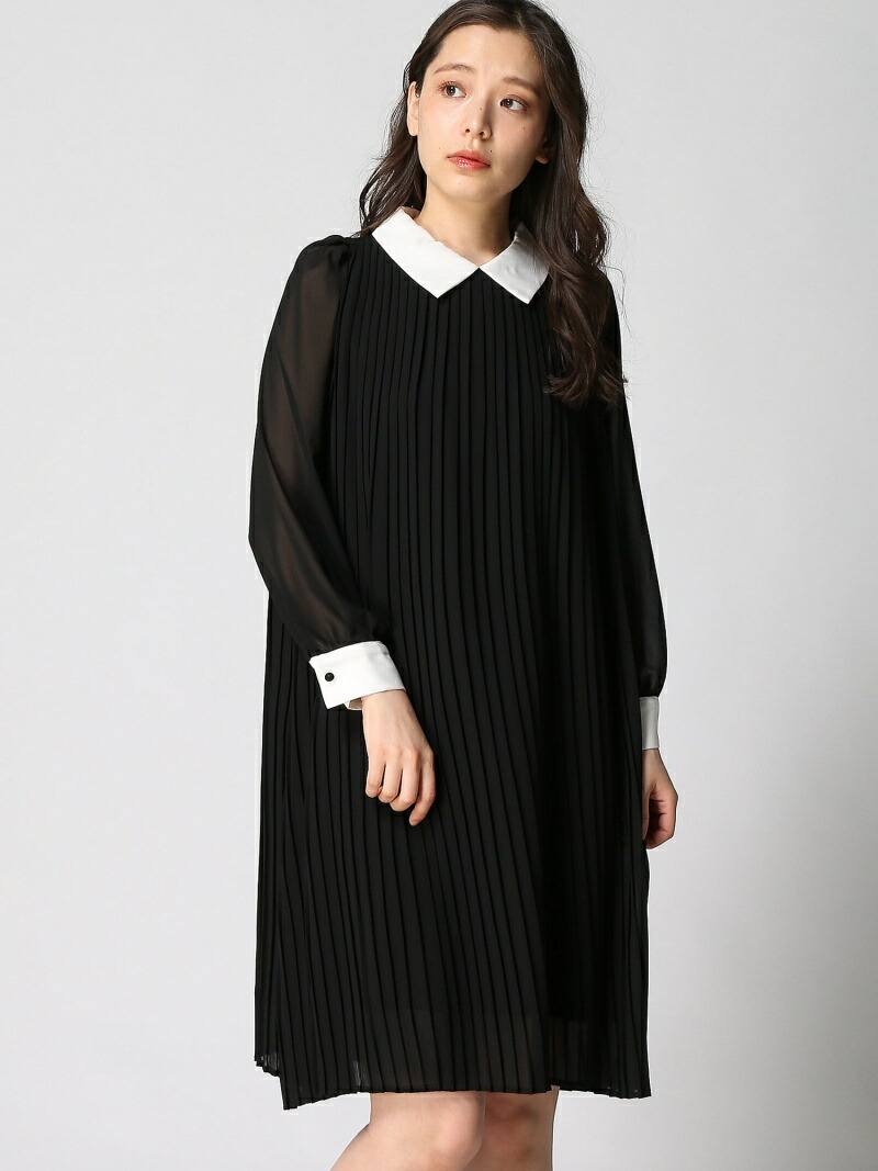 楽天市場 Rakuten Fashion Carolina Glaser プリーツ ワンピース カロリナグレイサー Beams ビームス Carolina Glaser カロリナ グレイサー ワンピース 長袖ワンピース ブラック 送料無料 Beams ビームス