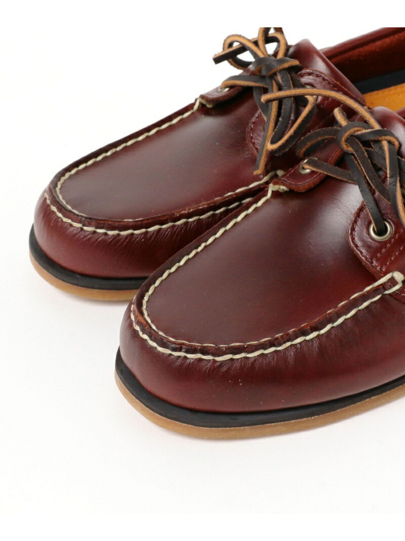 Timberland クラシック Beams Men ルートビア ボートシューズ ツーアイ