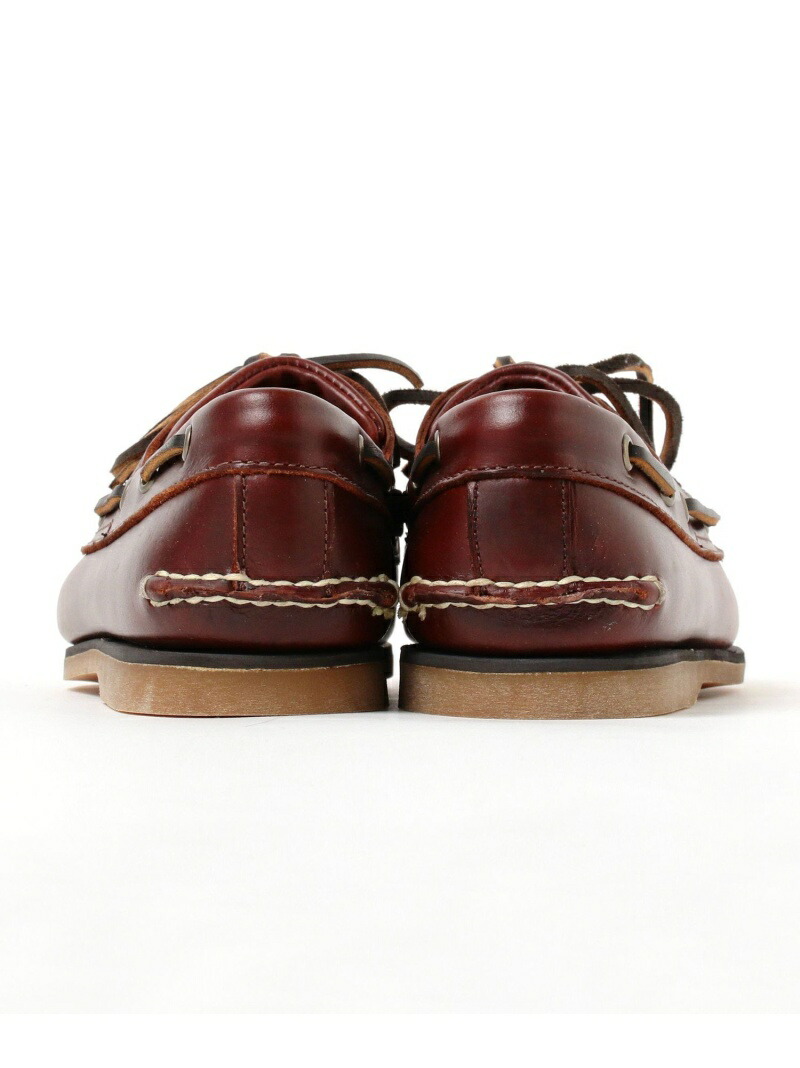 Timberland クラシック Beams Men ルートビア ボートシューズ ツーアイ