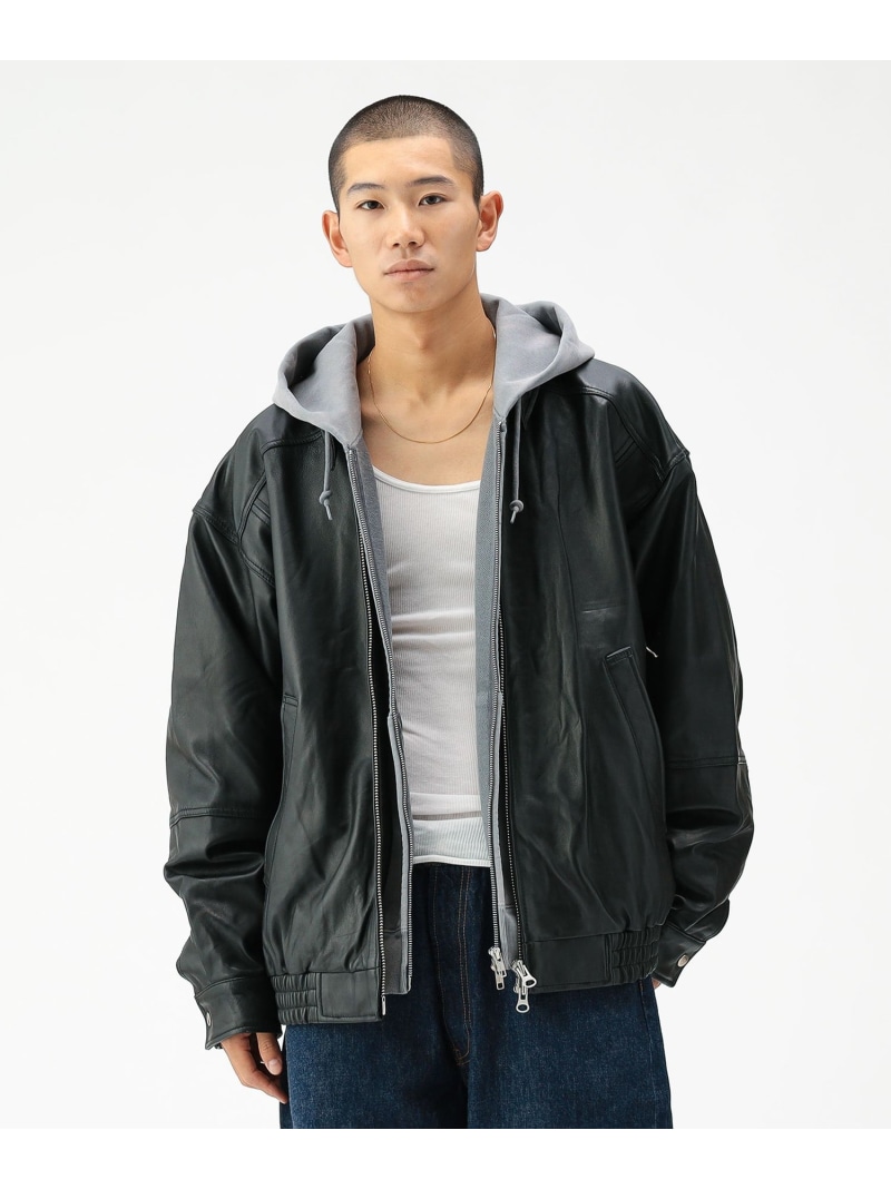 楽天市場】BEAMS 【定番人気】レザー ブルゾン 25AW 秋アウター