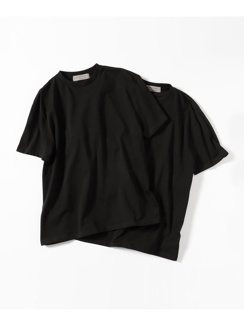 QUATTROCCHI / パック クルーネック Tシャツ International Gallery BEAMS ビームス メン トップス カットソー・Tシャツ ホワイト ブラック【送料無料】[ Fashion]｜BEAMS／ビームス