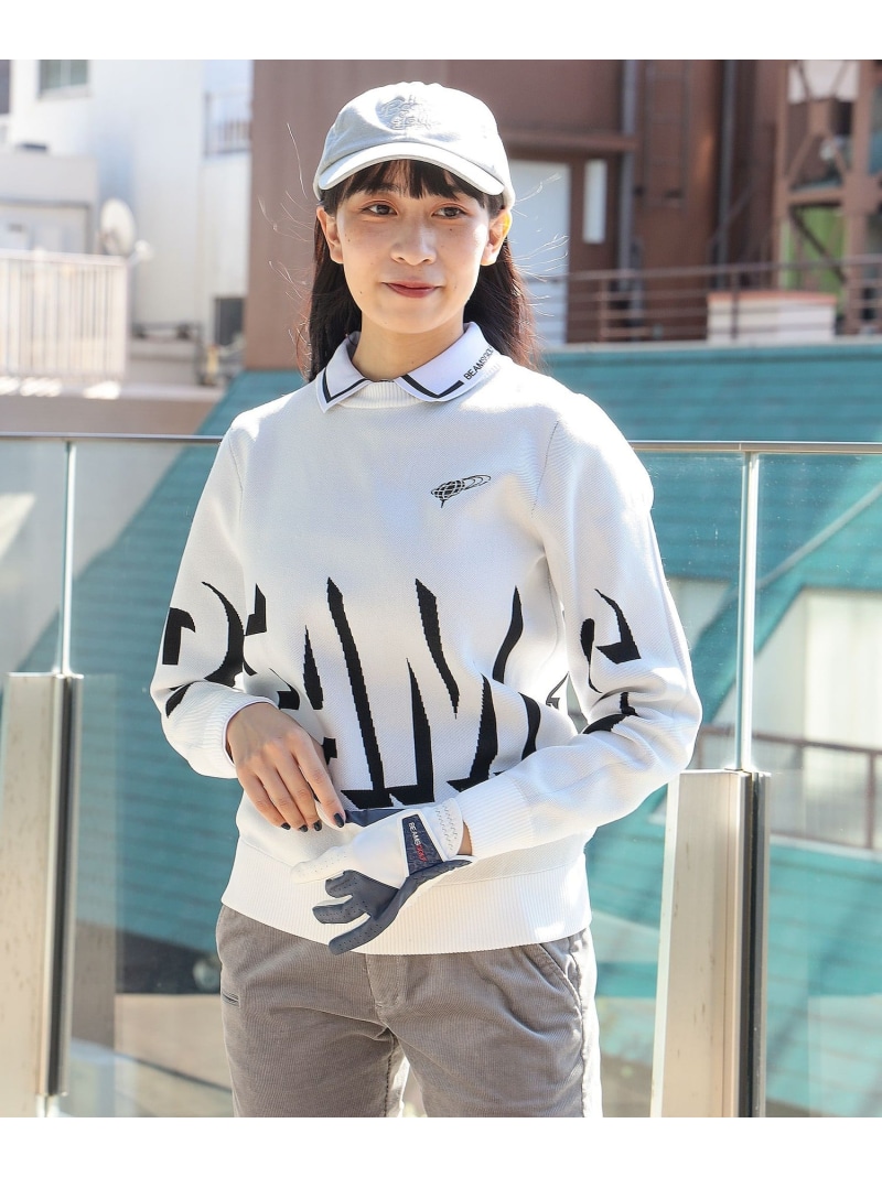 楽天市場】＜WOMEN＞BEAMS GOLF PURPLE LABEL / ツイードパネル ジップ