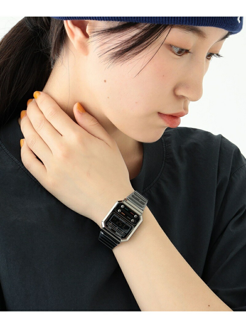 楽天市場 Casio A100 Beams Boy ビームス ウイメン ファッショングッズ 腕時計 ゴールド 先行予約 送料無料 Rakuten Fashion Beams ビームス